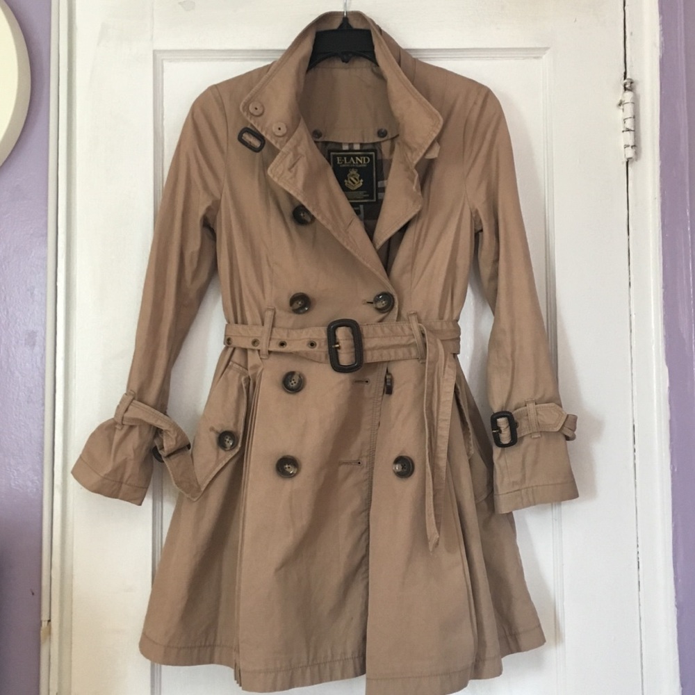 Vintage E Land trench coat